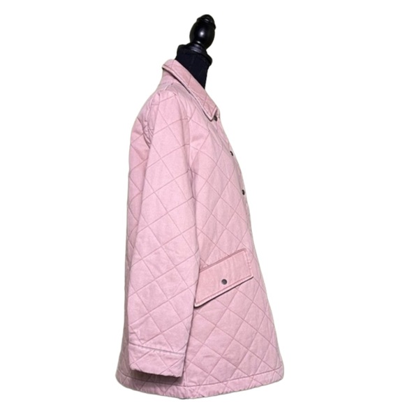 NWT Joie x Revolve Blush Pink Quilted Utility Jacket - Picture 2 of 9